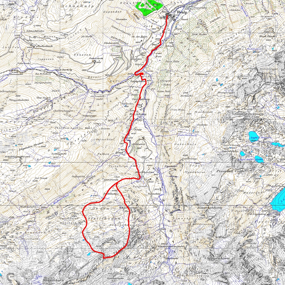 Tourenplan T&auml;lligrat