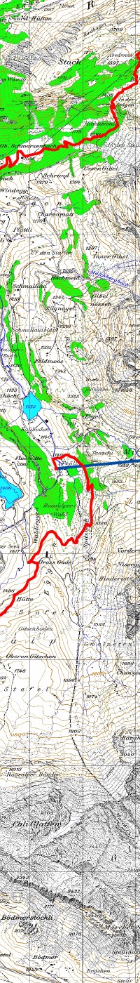 Wenn man mit der Maus die Route entlangf�hrt, gibt es Links zu den Bildern
