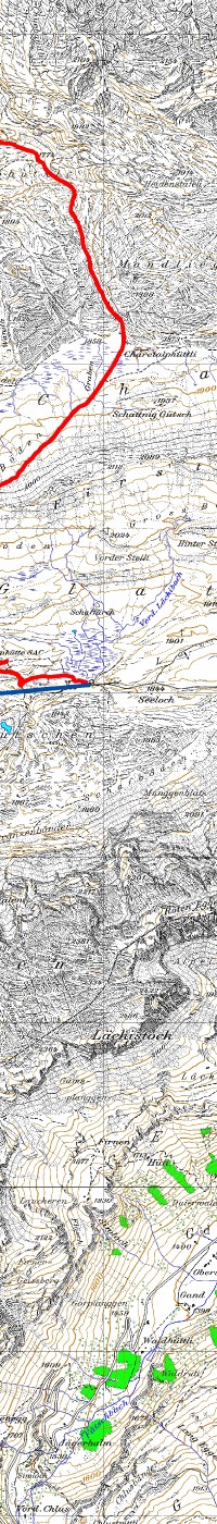 Wenn man mit der Maus die Route entlangf�hrt, gibt es Links zu den Bildern