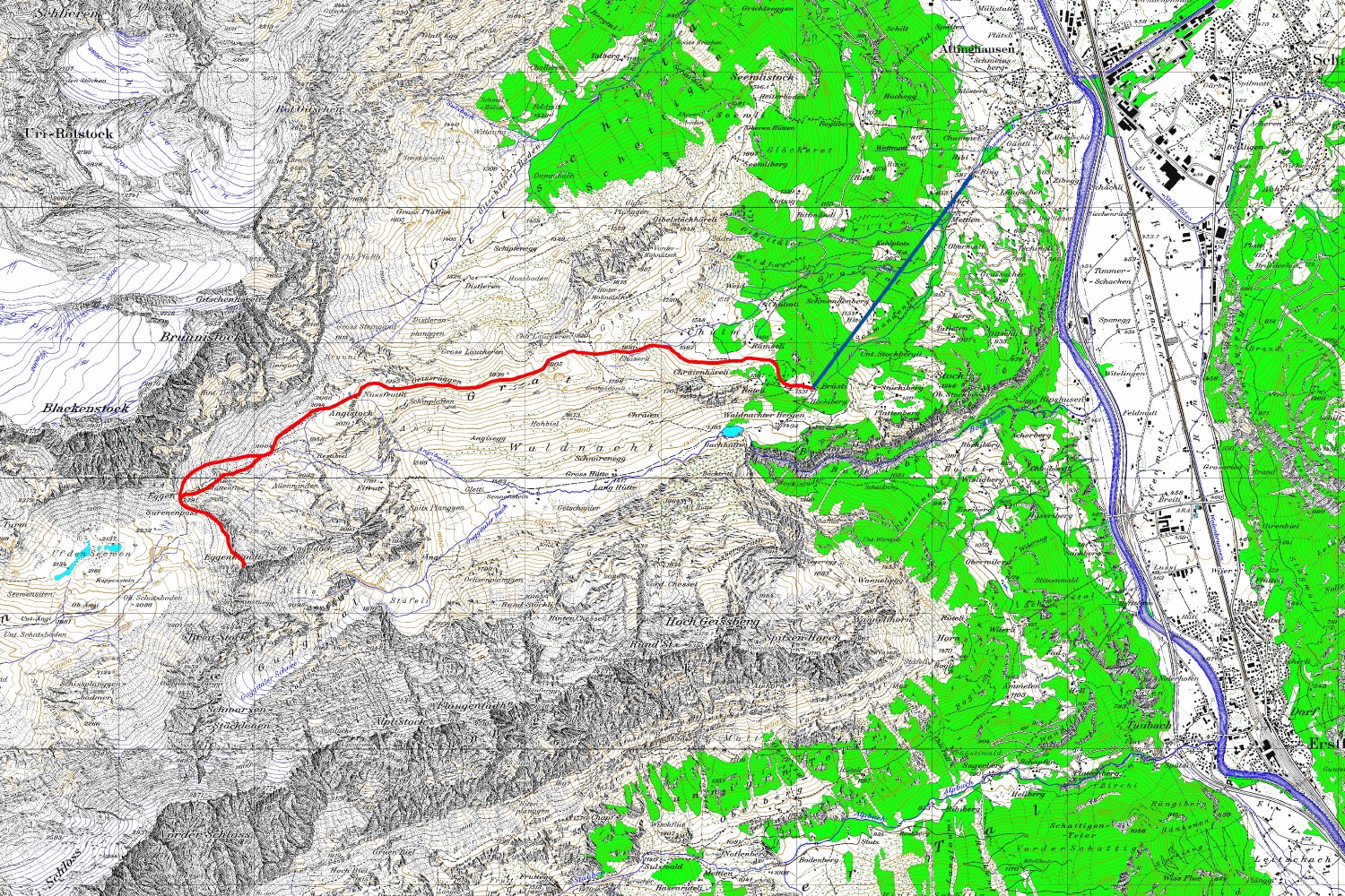 Tourenplan Eggenmandli