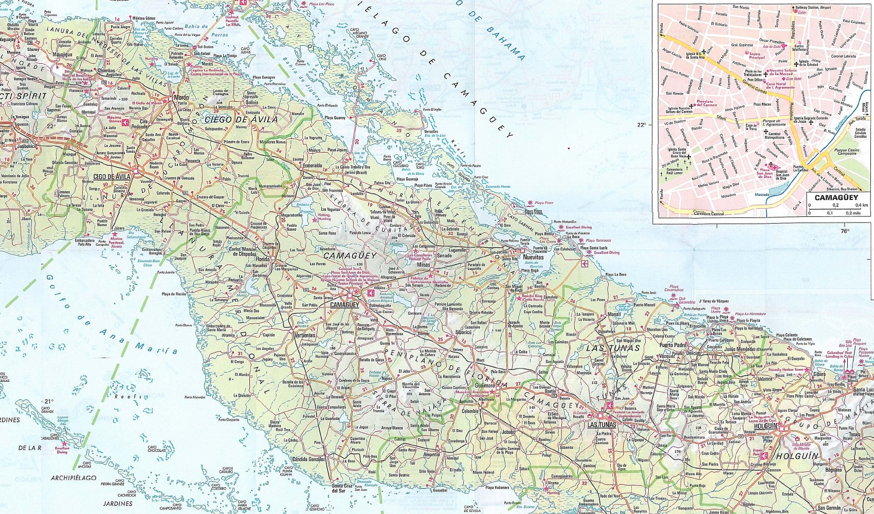 Umgebungsplan Camag&uuml;ey