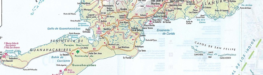 Lageplan Maria la Gorda