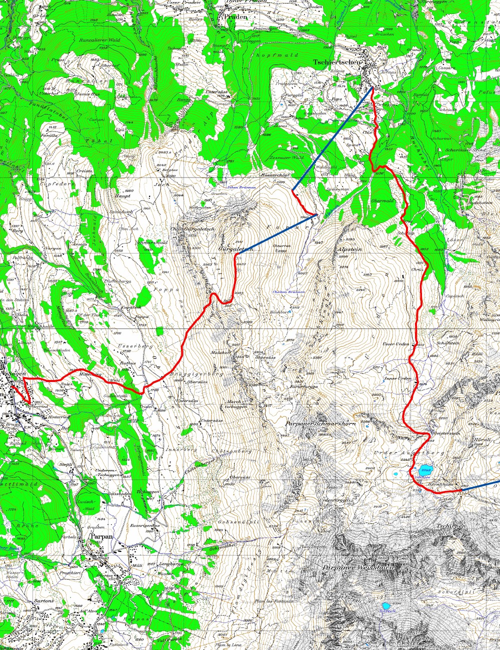 Tourenplan