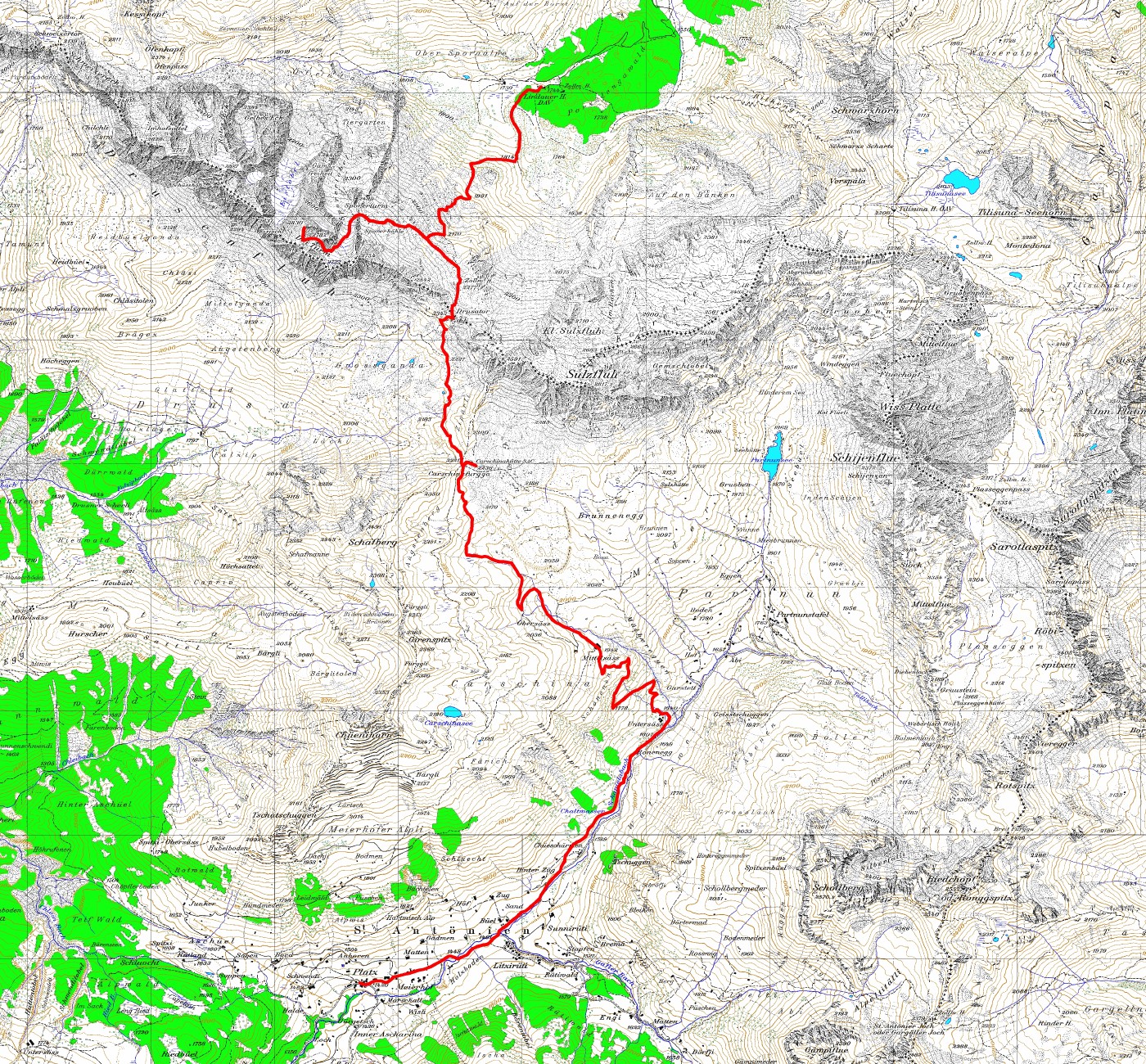 Tourenplan
