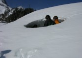 Zum Schneebiwak