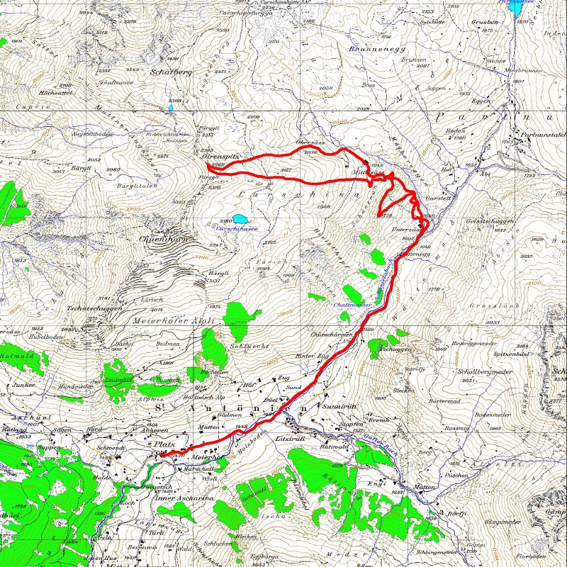 Tourenplan