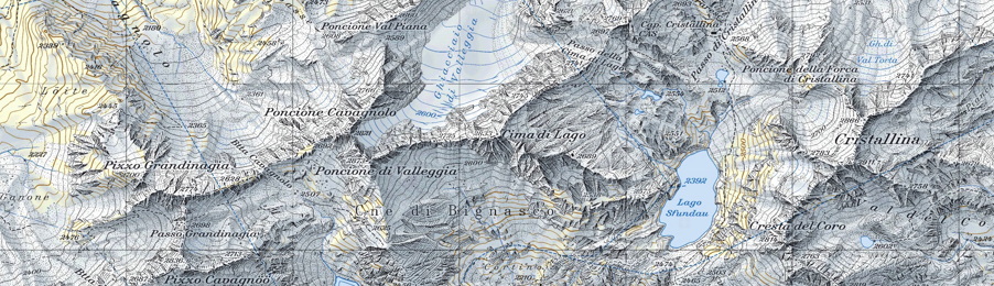 &Uuml;ber die Cima di Lago
