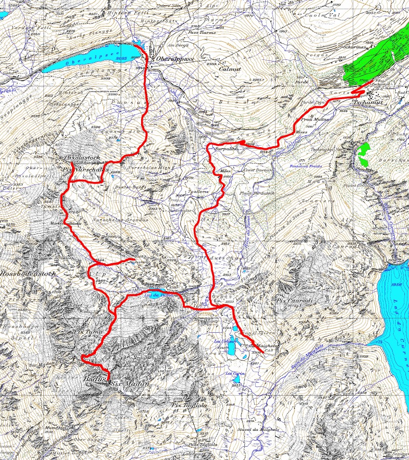 Tourenplan