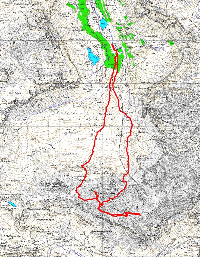 Tourenplan Glatten