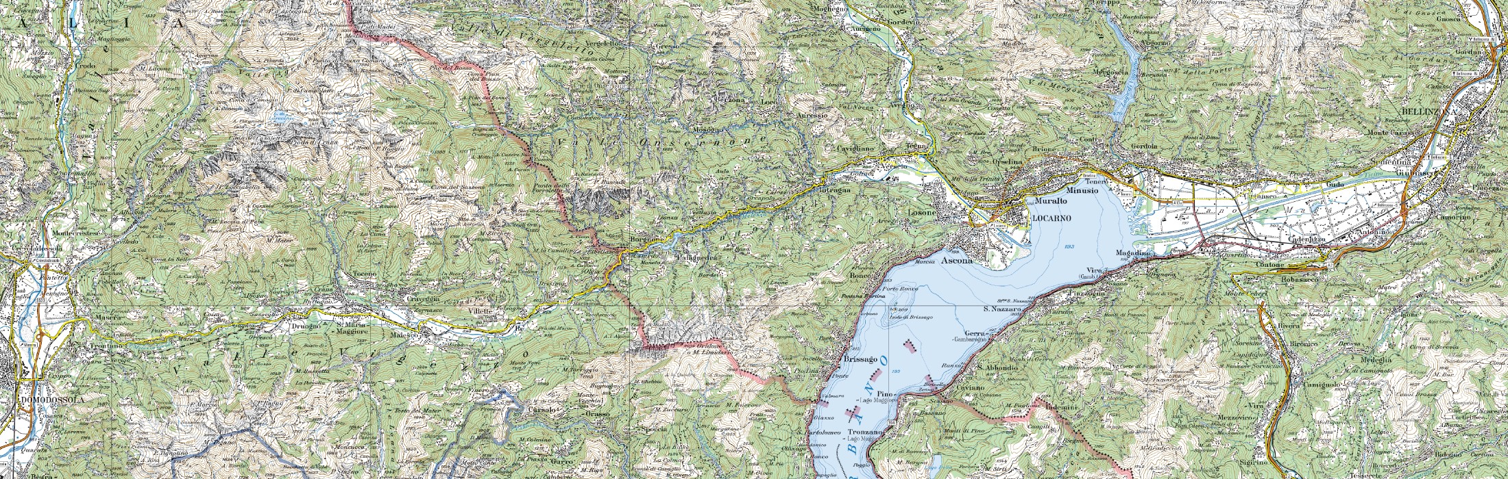 Tourenplan Centovalli
