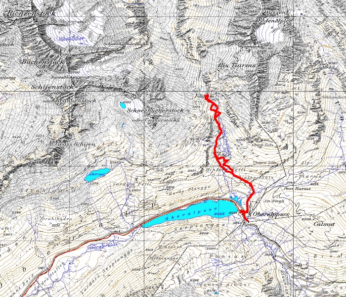 Tourenplan Fellil&uuml;cke