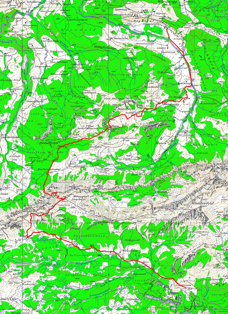 Tourenplan