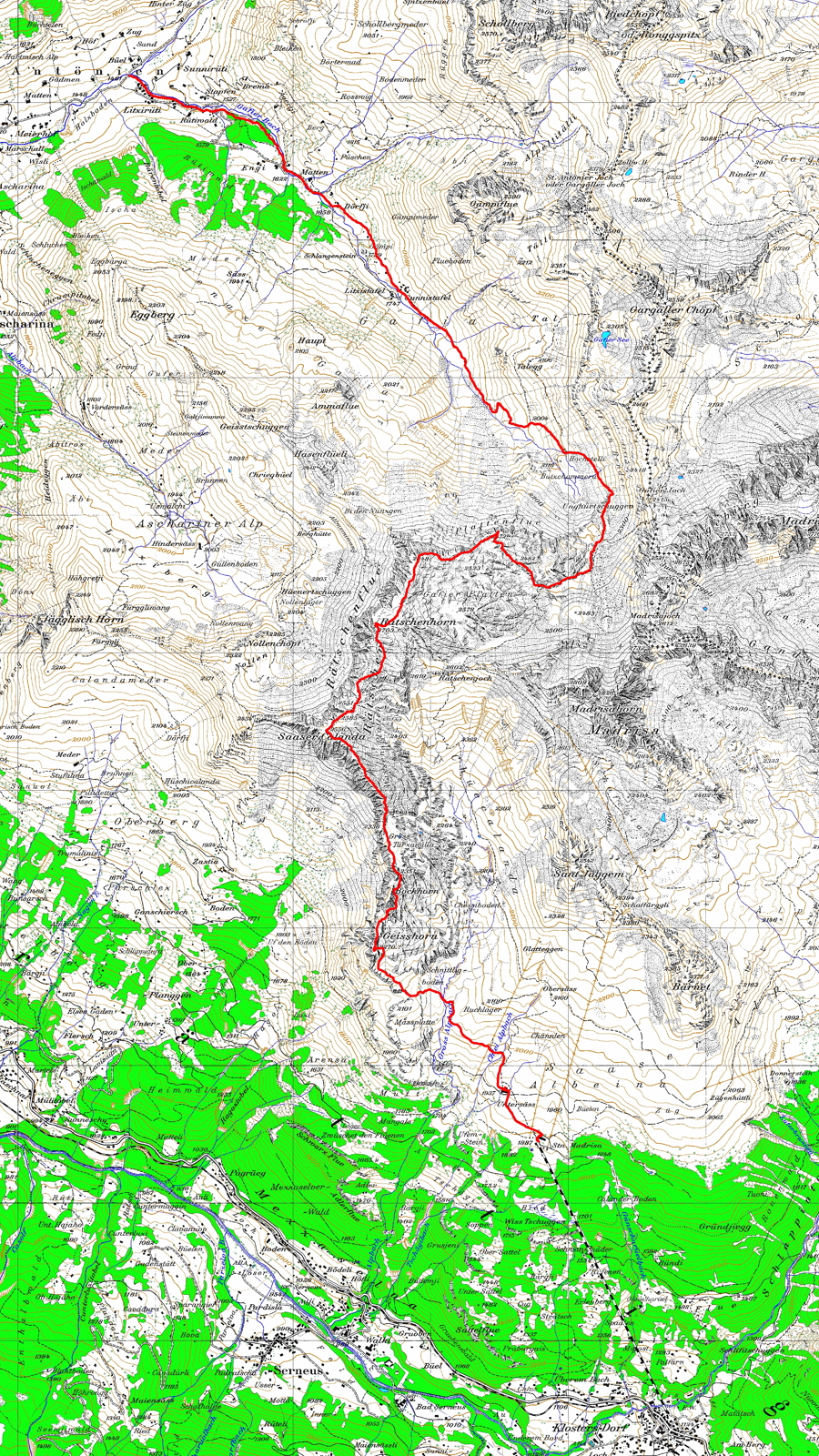 Tourenplan