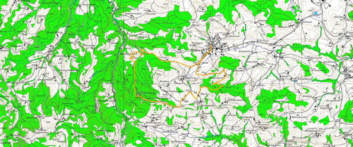 Tourenplan Hamberg