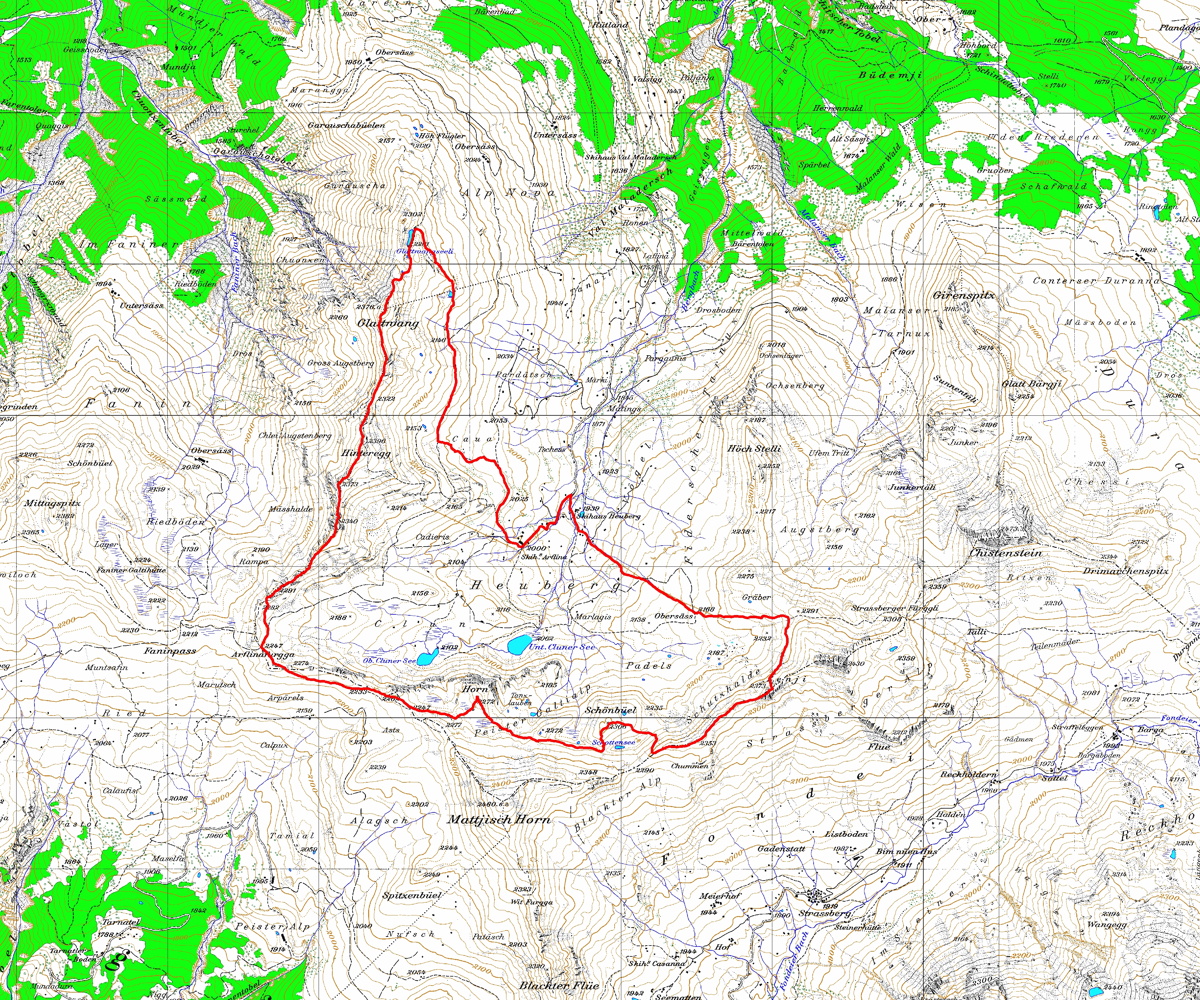 Tourenplan