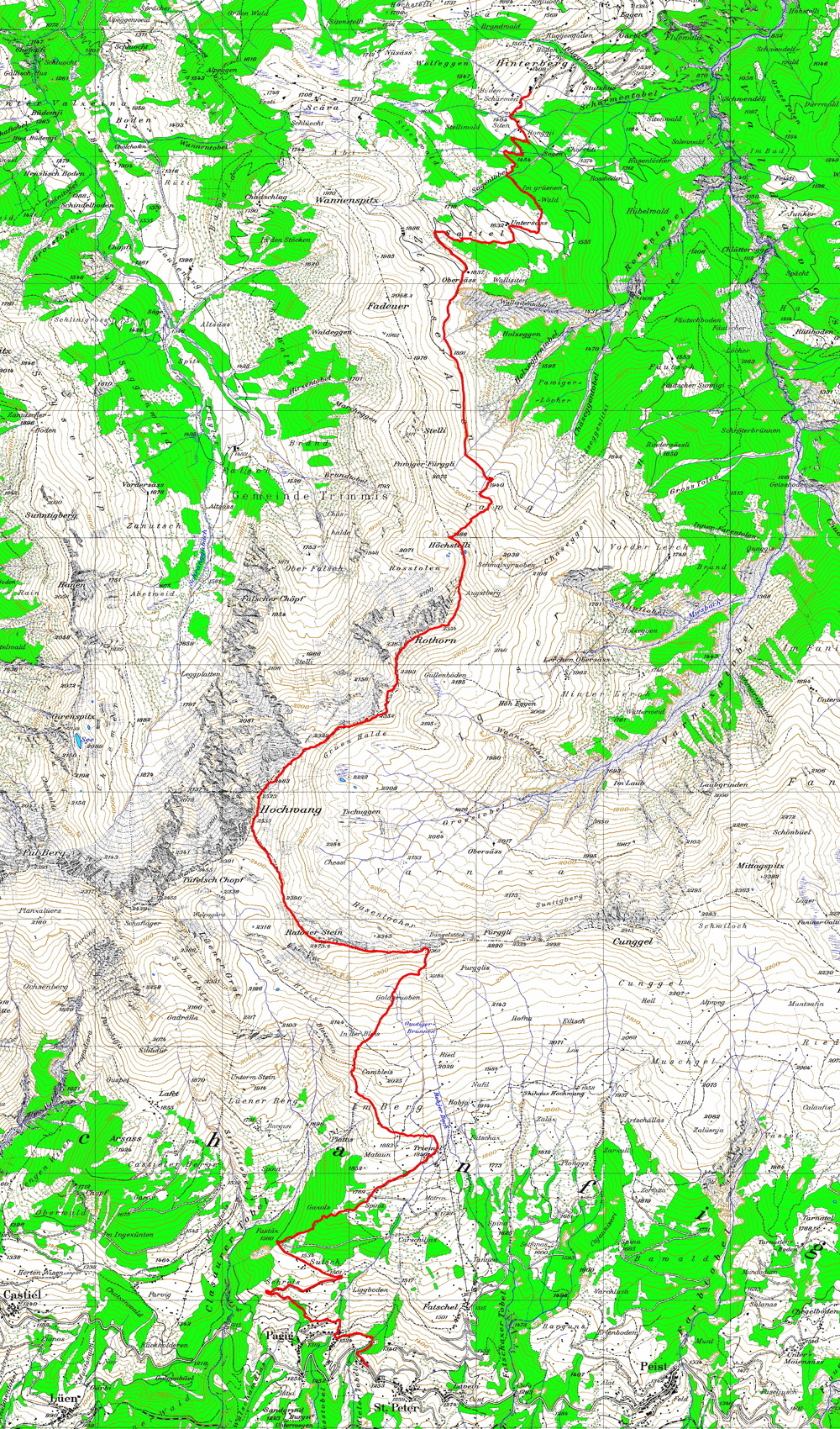 Tourenplan